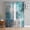 Turquoise, variant on Purple Grey Sheer Curtains 45 Inch Length 2 Panels Set for Living Room/Bedroom, Modern Oil Painted Abstract Art Aesthetics Curtain Sheers Drapes Rod Pocket Curtains Window Treatment Set 52''x45''x2