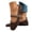 Coffee, variant on Suede Ballet Flats Shoes for Women Comfortable Square Toe Mary Jane Dressy Casual Wide Width Ballerina Shoes with Buckle Coffee 7