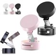 thumbnail image 1 of Wool Car Phone Holder, Woolcar Magnetic Phone Holder, Seasontech Season Tech Foldable Magnetic Cellphone Mount, Multifunctional 360° Adjustable Suction Cup Car Phone Mount for Car/Gym (PInk+Black), 1 of 8