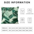 thumbnail image 5 of GOSMITH  Plant Pillow Sham, Watercolor Tropical Palm Leaves Colorful Illustration Natural Feelings, Decorative Printed Pillowcase,Lime Green, 5 of 5