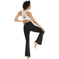thumbnail image 4 of VASLANDA Flare Pants for Women - High Waist Workout Bootleg Yoga Leggings, 4 of 7