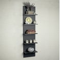 thumbnail image 5 of Danya B Space-Saving 6.5"W x 11.75"D Wall Shelves, Black, 5 of 5