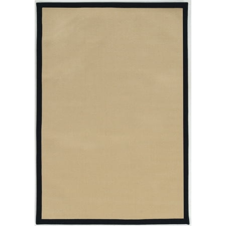 

Faux Sisal Natural And Black 13X16