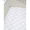 thumbnail image 6 of Gerber Baby Girl 100% Cotton Fitted Crib Sheet for Standard Crib and Toddler Mattresses, 6 of 6