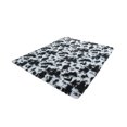 thumbnail image 2 of Advancent Alfombra de poliéster para dormitorio, hogar, sala de estar, alfombra de área inferior no tejida, almohadilla decorativa para puerta, Decoración del hogar Blanco negro, 2 of 6