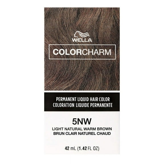 Wella Color Charm Liquid 5NW Light Natural Warm Brown 1.4oz (Pack of 2)