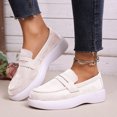 thumbnail image 2 of YLYL Women Penny Loafers Suede Leather Slip on Comfortable Casual Driving Office Work Dress Shoes, 2 of 9