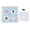Blue, variant on NFTIGB Baby Handprint Footprint Kit Newborn Boy Girl Picture Frame Set Display Keepsake Solid Wood Pink 11.4 inches / 29 cm [cite: 22]
