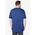 thumbnail image 2 of KingSize Men's Big & Tall Shrink-Less Lightweight Longer-Length Crewneck Pocket T-Shirt, 2 of 6