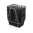 thumbnail image 4 of Miumaeov 12PCS Shopping Baskets with Handles and Stand Portable Retail Shopping Baskets Wire Mesh Shopping Basket Set Stackable Design for Storing Goods, 4 of 12