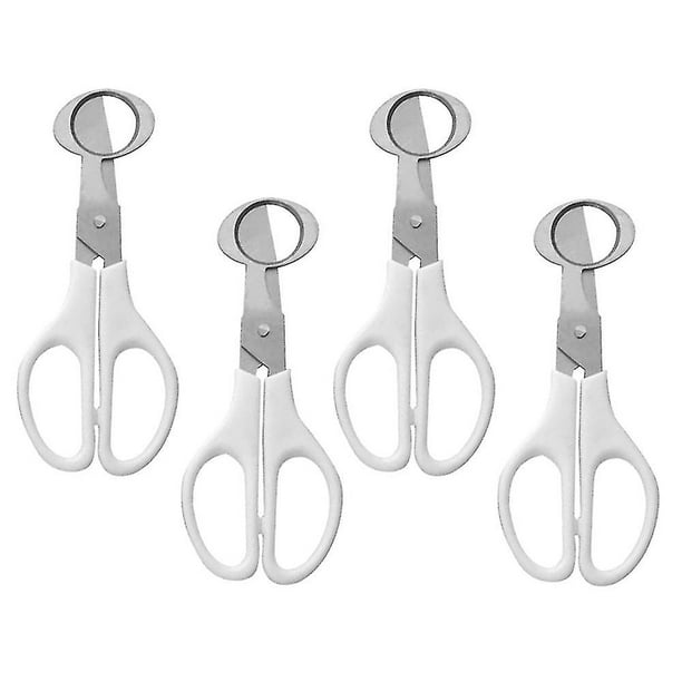 4pcs Quail Egg Cutter Kitchen Egg Shears Tool Quail Egg Shell Cutters Separator Small Quail Egg