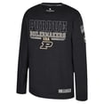 thumbnail image 2 of Youth Colosseum Heather Black Purdue Boilermakers OHT Military Appreciation Oorah Long Sleeve T-Shirt, 2 of 4