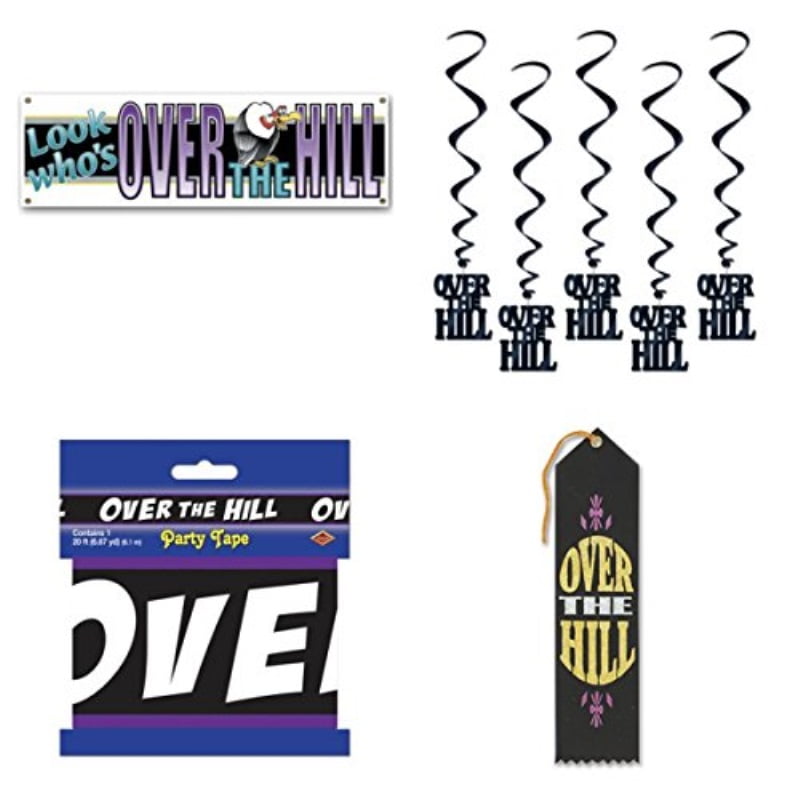 Over The Hill Birthday Party Decorations Decor Party Tape All