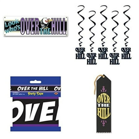 Over The Hill Birthday Party Decorations Decor Party Tape All