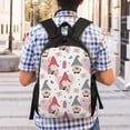 thumbnail image 2 of Geaub gnome with love letter ultimate comfort and style: the perfect compact backpack for college, commute, travel, and everyday use, 2 of 2