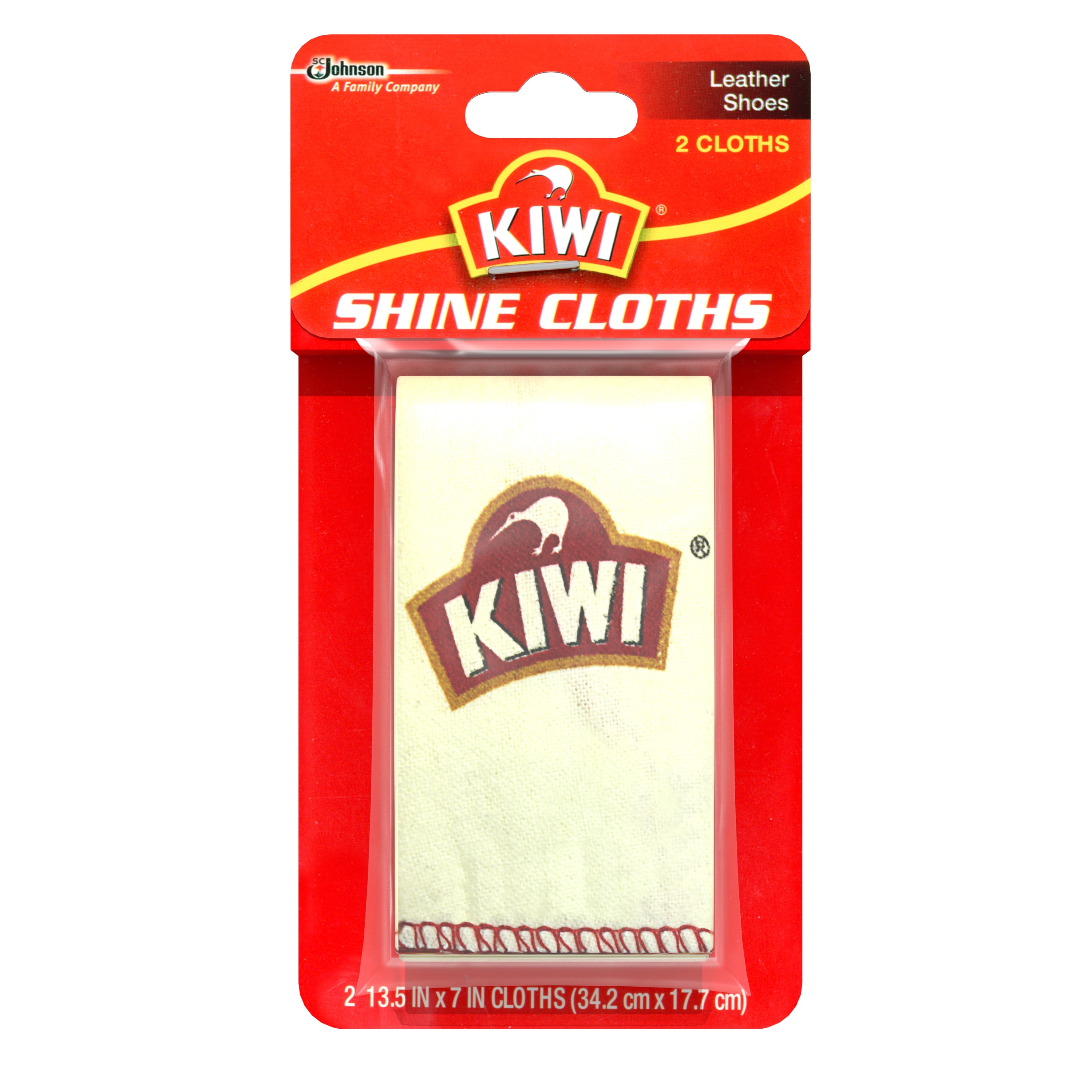 KIWI Shine Cloths 2 count