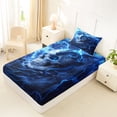 thumbnail image 4 of Erosebridal Magic Animal Dragon Twin Sheet Sets,Spooky Gothic Skull Bedding For Adult 3pcs, 4 of 6