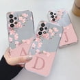 thumbnail image 2 of Funda trasera para Samsung A53 A33, carcasa suave y delgada de lujo con letras de A-Z, a prueba de golpes, bolsas transparentes, parachoques para Samsung Galaxy A73 5G QYM unisex, 2 of 2