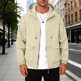 thumbnail image 5 of BUIGTTKLOP Rain Jacket Men's Lightweight Waterproof Rain Jacket Raincoat with Hood for Golf Cycling Windbreaker, 5 of 6