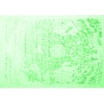thumbnail image 1 of Ahgly Company Indoor Rectangle Abstract Green Contemporary Area Rugs, 5' x 7', 1 of 1