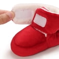 thumbnail image 5 of Newborn Baby Girls Cotton Soft Sole Winter Warm Snow Boots Infant Toddler Mid Calf Snow Boots For Baby Girls 0-18 Months, 5 of 5