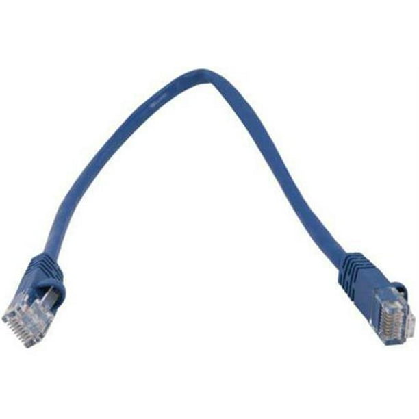 Link Depot C5M-1-BUB 350 MHz&44; 1 Ft. Cat 5E Câble Réseau Ethernet Bleu