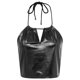 thumbnail image 2 of Gibobby Camiseta sin mangas lacada sexy sin tirantes con cuello sin espalda para mujer(Negro,XG), 2 of 5