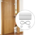 thumbnail image 5 of Pets Door Opener, Automotive Pet Dog Door Private Access Door, Training Cat Private Handle Pet Door for Bedroom Bathroom Toilet, White, 5 of 9