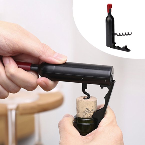LSLJS Waiters Wine Key for Servers, Bartender with Foil Cutter, Manual Wine Bottle Opener Double Hinged, Home Accessories, Kitchen Gadgets