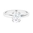 thumbnail image 5 of Spot Jewel 1.8 Ct VVS1/D Oval Cut Diamond Ring - 14K White Gold Plated Solitaire Rings - Engagement Wedding Ring for Women - Casual Office Wear Rings - Valentine's Day Gifts - Graduation Gifts, 5 of 5