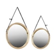thumbnail image 2 of 2-Pc Mirrors with Belt Hanger in Tan, 2 of 2
