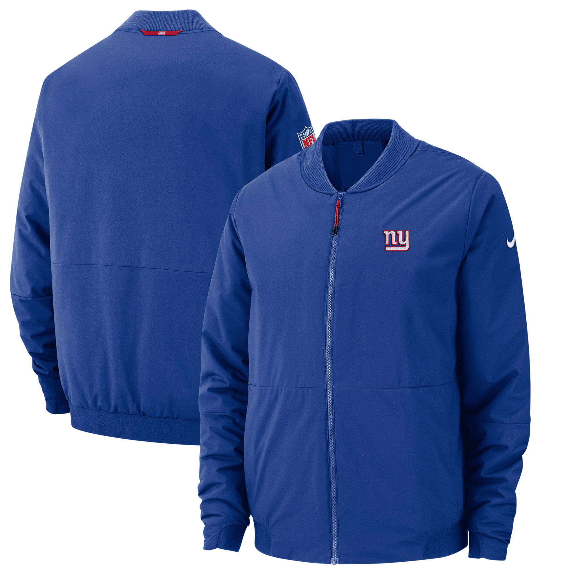 New York Giants Nike Sideline Bomber Full-Zip Jacket - Royal - Walmart ...