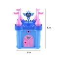 thumbnail image 3 of Blue Assembled Castle Toy For Girls Parent-Child Interactive Educational Toy Box With Keys, 3 of 9