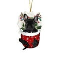 thumbnail image 2 of Dog Christmas Ornaments, Dog Tree Decorations, Cute Dog Themed Christmas Tree Hanging Ornaments With Candy Cane And Christmas Hat Designs, Durable Plastic Material And Colorful Detailed Finish, 2 of 4