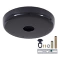 thumbnail image 3 of B&P Lamp Rounded Ceiling Light Canopy Plate Kit, Black, 3 of 3
