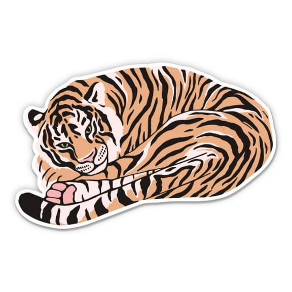Tiger - 3" Vinyl Sticker - For Car Laptop Water Bottle Phone - Waterproof Decal