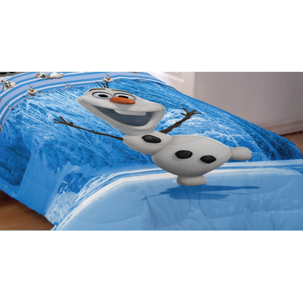Disney Frozen Olaf Snowman Comforter Made Of Snow Bedding
