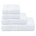 thumbnail image 2 of Melissa Linen Bath Towel Sets 4-Piece Towel Set in White, 2 of 11