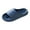 Dark Blue, variant on Pillow Slippers for Women Men Non Slip Shower Shoes Cushioned Thick Sole House Slides Sandals