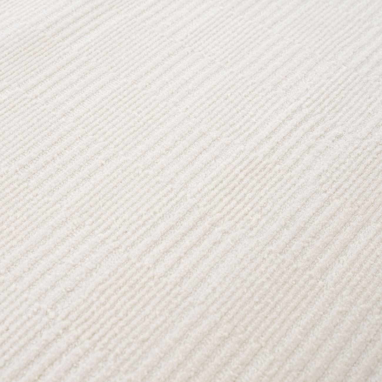 Hauteloom Kazuma Hallway, Kitchen Machine Washable Runner Rug - Square Piles, Checkered - White, Cream - 2'7" x 10'
