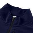 thumbnail image 3 of LEKWK Running Shirts for Men Regular Fit Stand Collar 1/4 Zip Pullover Long Sleeve Long Sleeve Workout Shirts Chest Pocket Athletic Gym Hiking Sporty Tees, 3 of 8