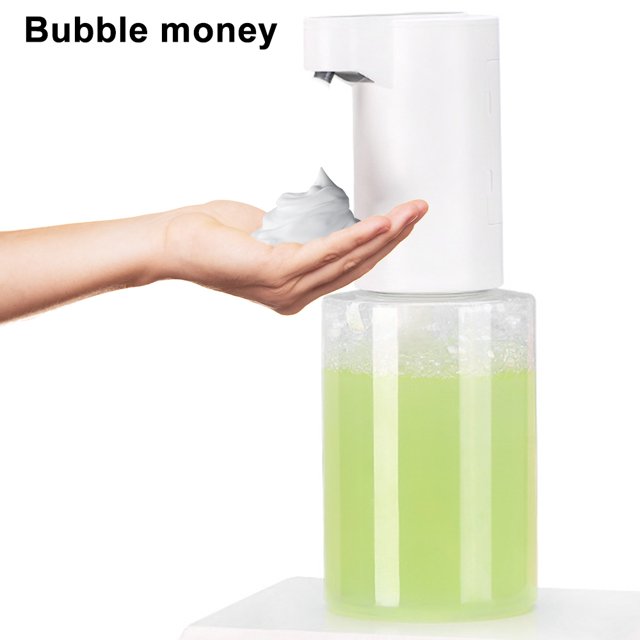 Dispensador de jabón automático, sensor de movimiento infrarrojo, impermeable, dispensador de jabón eléctrico manos libres para el hogar, la escuela, la oficina, el baño, la cocina, el hotel Adepaton 2034931-1