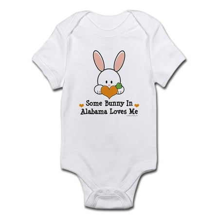 

CafePress - Some Bunny In Alabama Loves Me Infant Bodysuit - Baby Light Bodysuit