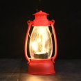thumbnail image 2 of Mightlink LED Vintage Lantern Hurricane Lantern Warm White Battery Operated Lantern Indoor Christmas Lighting Lantern Decoration, 2 of 4