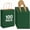 Green, variant on 100 Pack 5.9x3.15x8.26 inch Small Gift Bags, Kraft Blue Bags with Handles Bulk for Birthday Party Favors,Gift Paper Bags,Retail Shopping Business Goody Craft Gift Bags