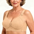 thumbnail image 5 of Plus Size Bras for Women Baeitkot Plus-Size Thin Soft and Comfortable -Sagging Wireless Side Breast Collection Full Cup Bra For Middle-Aged Moms, 5 of 9