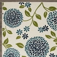 thumbnail image 5 of Loomaknoti Tecopa Tenavon 2' x 7' Ivory Floral Outdoor Runner Rug, 5 of 6