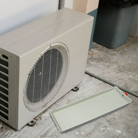 NIAIZEK Condensate Drain Pan High Profile for AC Units, White Replacement Part for Air Conditioners