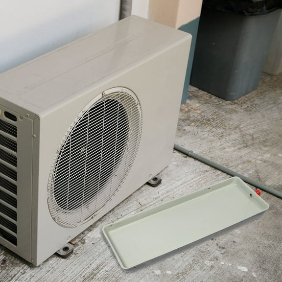 NIAIZEK Condensate Drain Pan High Profile for AC Units, White Replacement Part for Air Conditioners