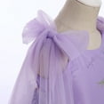 thumbnail image 6 of IBTOM CASTLE Flower Girl Floral Lace Tulle Dress Princess Backless Wedding Junior Bridesmaid Pageant Communion Dance Maxi Gown 2-3 Years Purple, 6 of 8